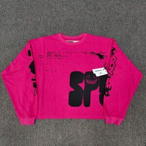 Sp5der Pink Long-Sleeved T-Shirt